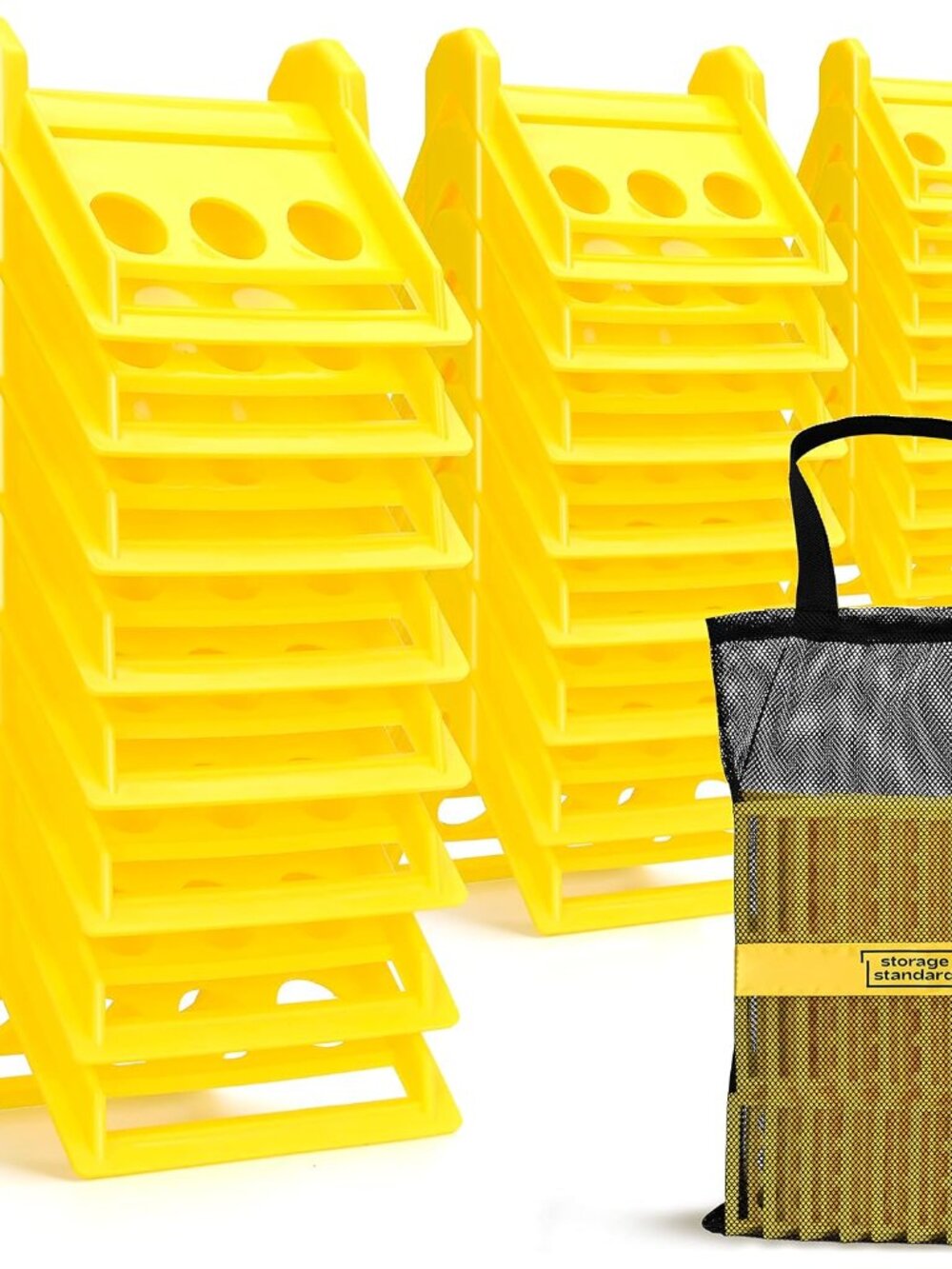 24 Pack Edge Corner Protector With Carrying Case for Flatbed Cargo Load Truck Sh